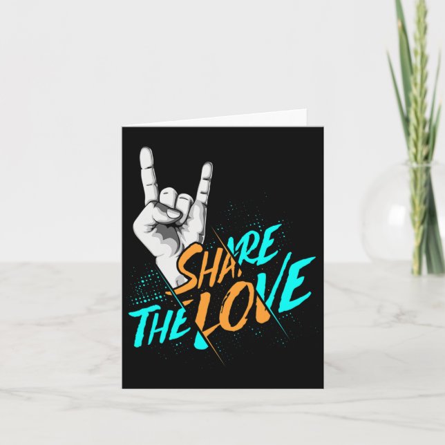 Kärlek Män Kvinnor Pojkar Flickor Asl-Gåva Kort (Framsida)