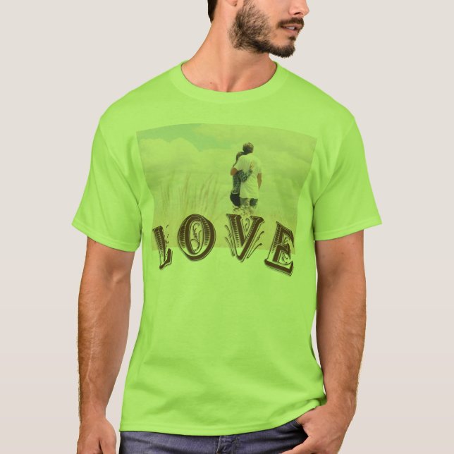 Kärlek män T-shirt (Framsida)