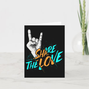 Kärlek Manar Kvinnor i Kids Boys Girls Asl Gift Kort