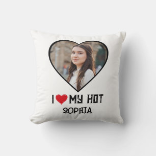 Kärlek Manar Pillow I Kärlek min flickvän Pillow Kudde