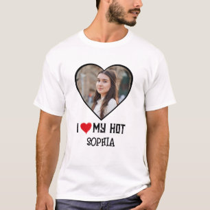 Kärlek Manar T-Shirt I Kärlek Min flickvän T-Shirt