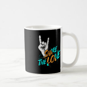Kärlek Manar Women Kids Boys Girls ASL Gift Kaffemugg