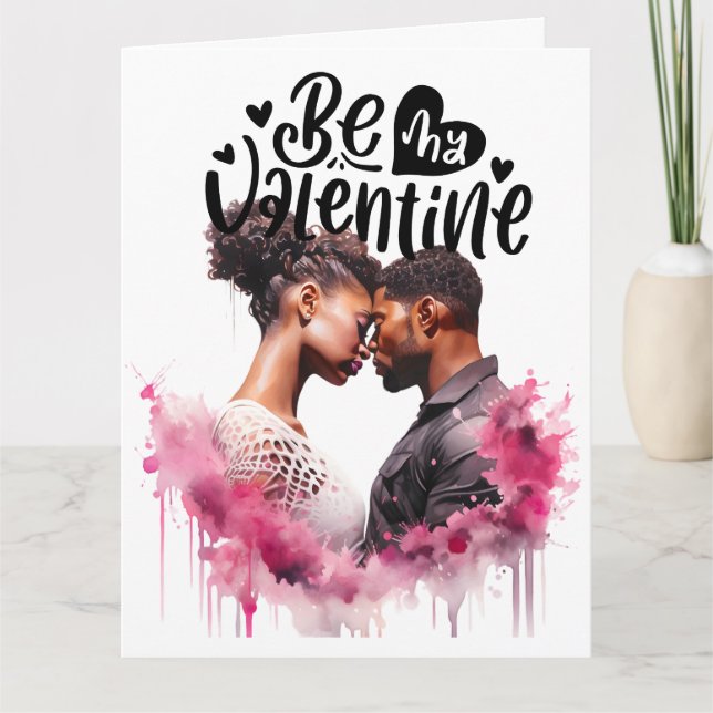 Kärlek-mappat gratulationskort kort (Framsida)