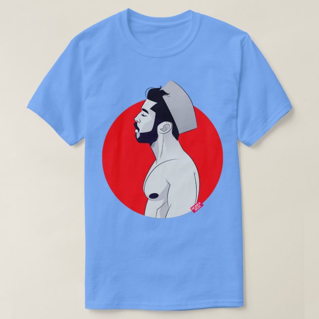 Kärlek Marine T Shirt (Design framsida)