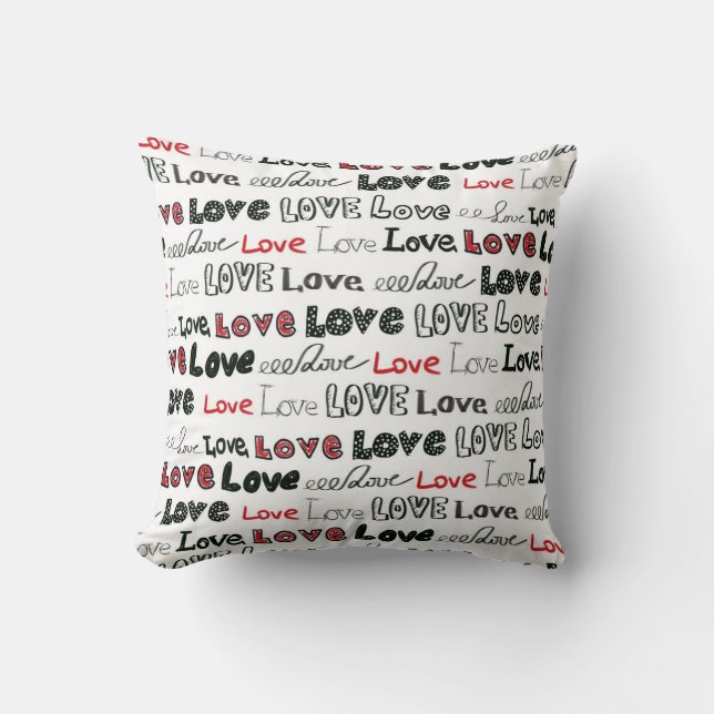 Kärlek Marker Struktur Seamless-bakgrund Kudde (Framsida)