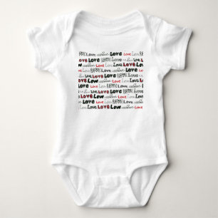 Kärlek Marker Struktur Seamless-bakgrund T Shirt