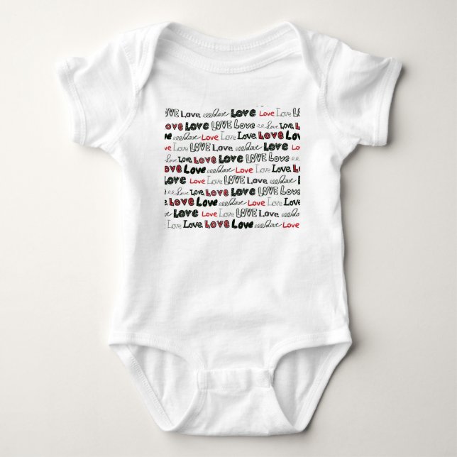 Kärlek Marker Struktur Seamless-bakgrund T Shirt (Framsida)