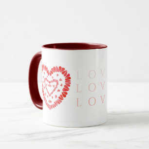 KÄRLEK Maroon Combo Mugg