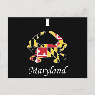 Kärlek Maryland Crab Vykort