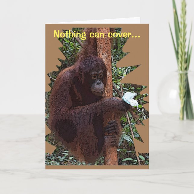 Kärlek Mask Kort (Framsida)