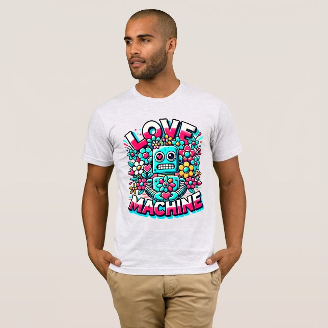 Kärlek Maskin T Shirt (Hel framsida)