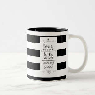 kärlek måste vara ett äkta bibelkaffe mugg