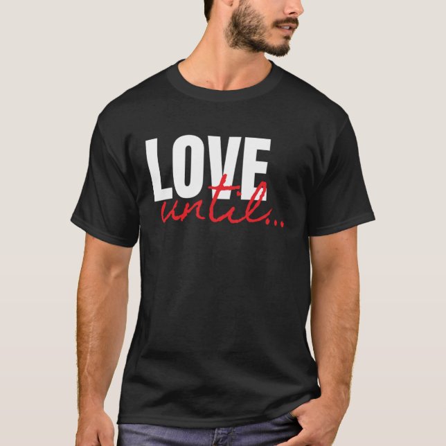 Kärlek måste vara vänliga inspirationsofferter t shirt (Framsida)