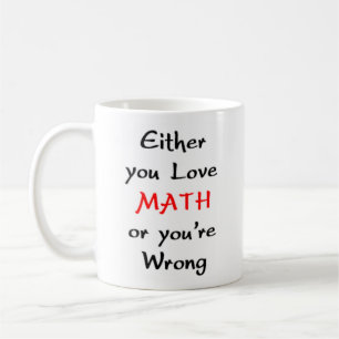 kärlek math eller kaffemugg