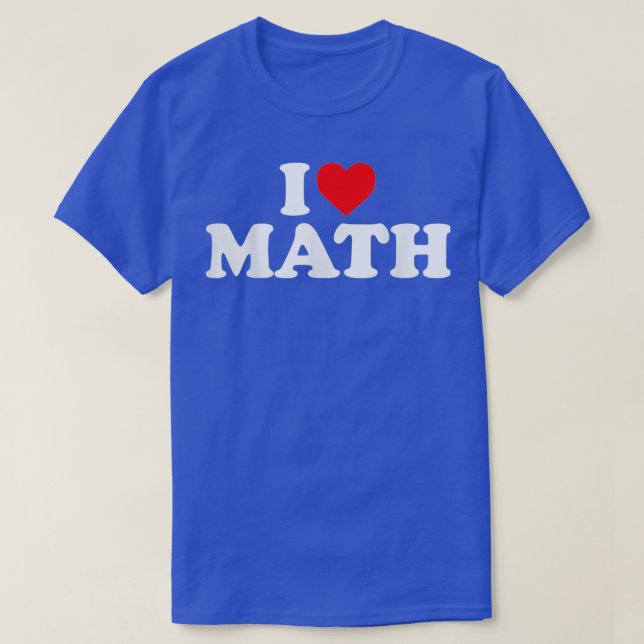 Kärlek Math Heart 1 T Shirt (Design framsida)