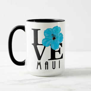 KÄRLEK Maui Blue Hibiscus 15oz Mugg