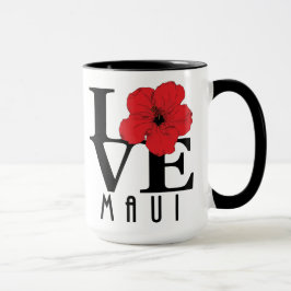 KÄRLEK Maui Red Hibiscus 15oz Mugg