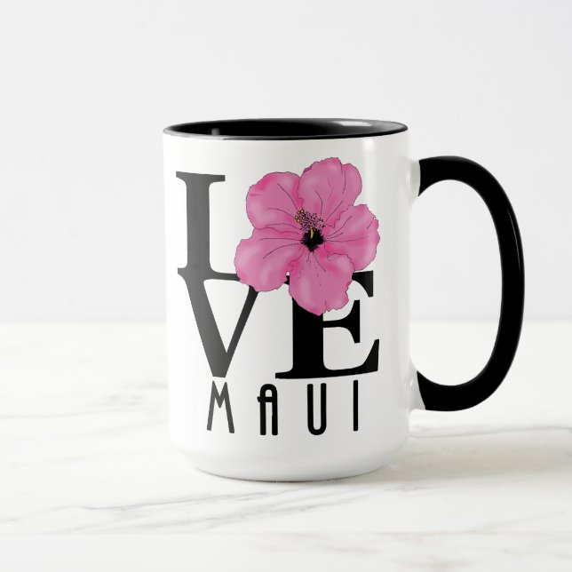 KÄRLEK Maui Rosa 15oz Mugg (Höger)