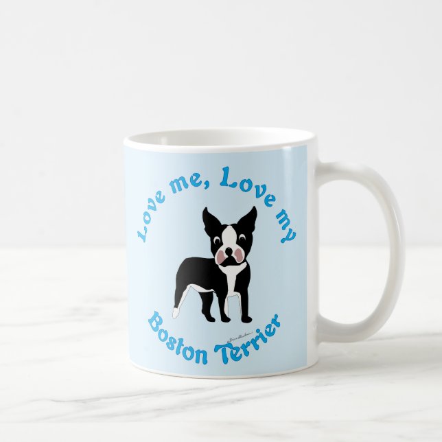 Kärlek Me, Kärlek My Boston Terrier, Kaffemugg (Höger)