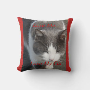 Kärlek Me Kärlek My Cat Kudde