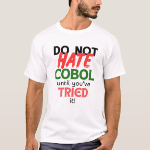 Kärlek med Cobol Programming Language T Shirt