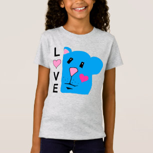 Kärlek med cute Chipmunk Girls Tee
