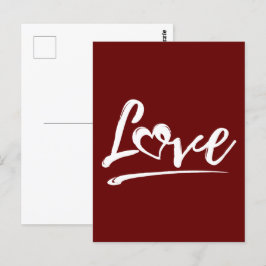 KÄRLEK MED CUTE HEART VALENTINESS GIFT VYKORT