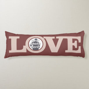 KÄRLEK med din PHOTO-anpassningsbar-kudde Kroppskudde