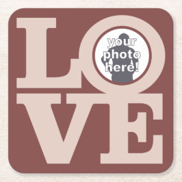 KÄRLEK med DIN PHOTO anpassningsbar underlägg