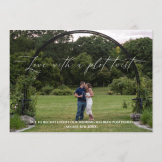 Kärlek med en rityta som vrider om datumet inbjudningar