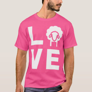 Kärlek med fårfunna får Älskare-viskare T Shirt