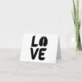 Kärlek med get och får Hoof - Black BLANK Kort