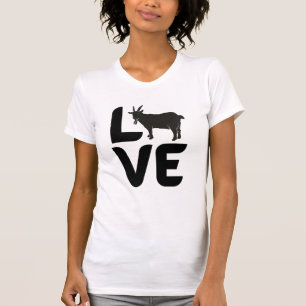 Kärlek med Goat som O T Shirt