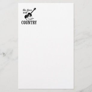 Kärlek med land brevpapper