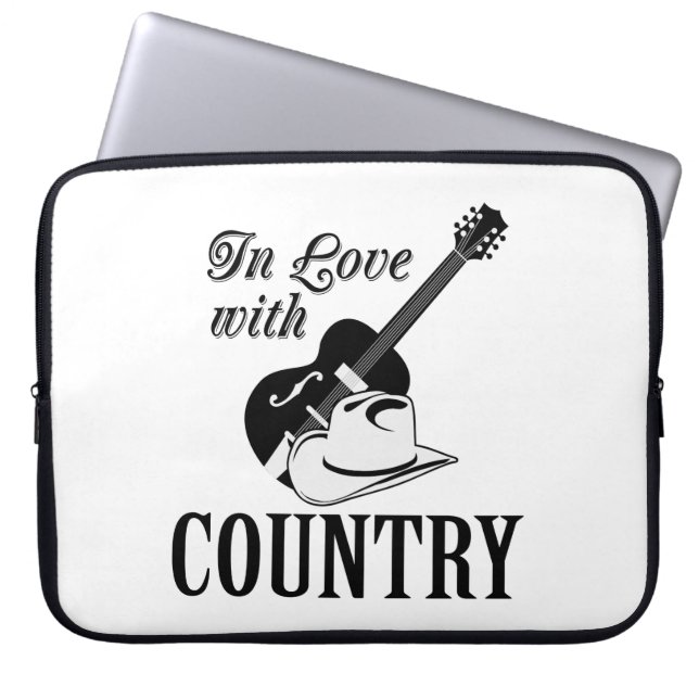 Kärlek med land laptop sleeve (Framsidan)