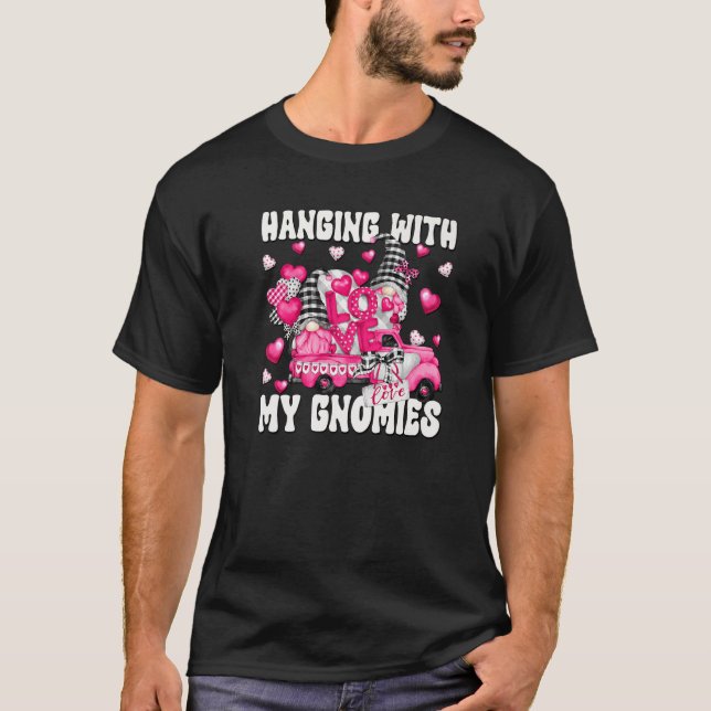 Kärlek med mina domäner på Valentines day Tru T Shirt (Framsida)