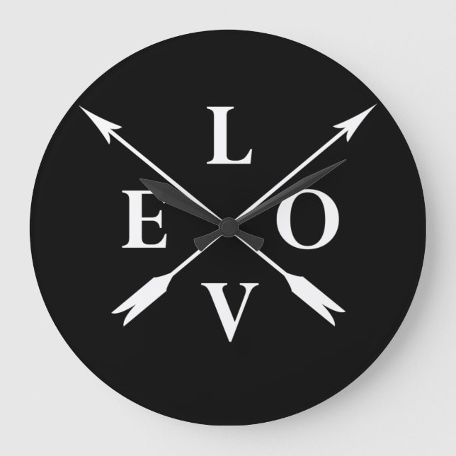 kärlek med monogrammet stor klocka (Framsida)