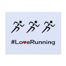 Kärlek med piktogrammet blek blått vykort