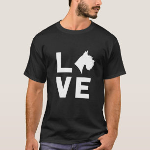 Kärlek med Schnauzer T Gift Shirt