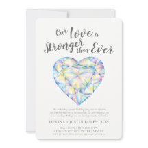 kärlek med stark diamantfärg efter bröllopsfest