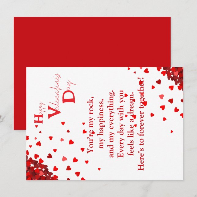 Kärlek med tacksamhet kort (Fram/baksida)