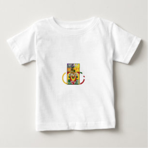 Kärlek-meddelande i Rasta Färg Art-utskrift T Shirt