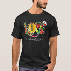 Kärlek Medicinsk assistent Watermelon Pineapple So T Shirt