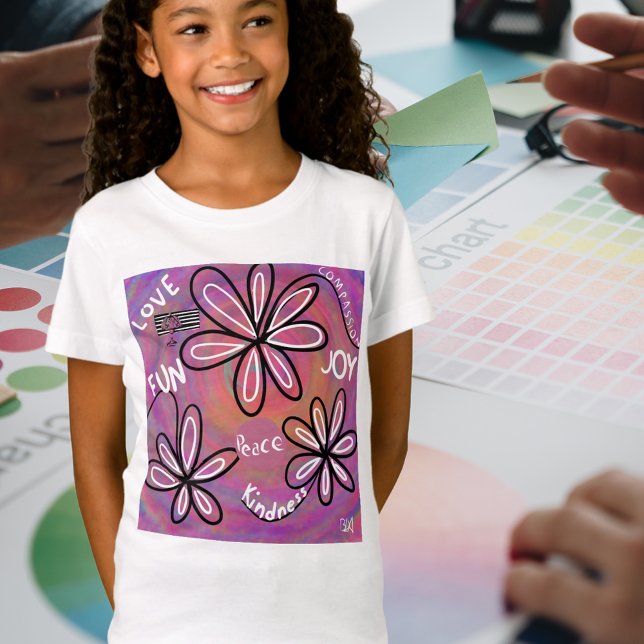 Kärlek Medkänsla, Glädje, Fred För Mänskligheten T Shirt (Skapare uppladdad)