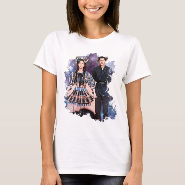 Kärlek mellan mejeriet och Djävulen T Shirt (Framsida)