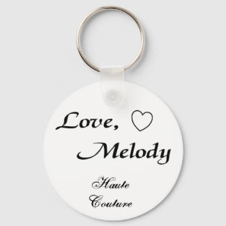 kärlek melody Haute Couture - Anpassad Nyckelring