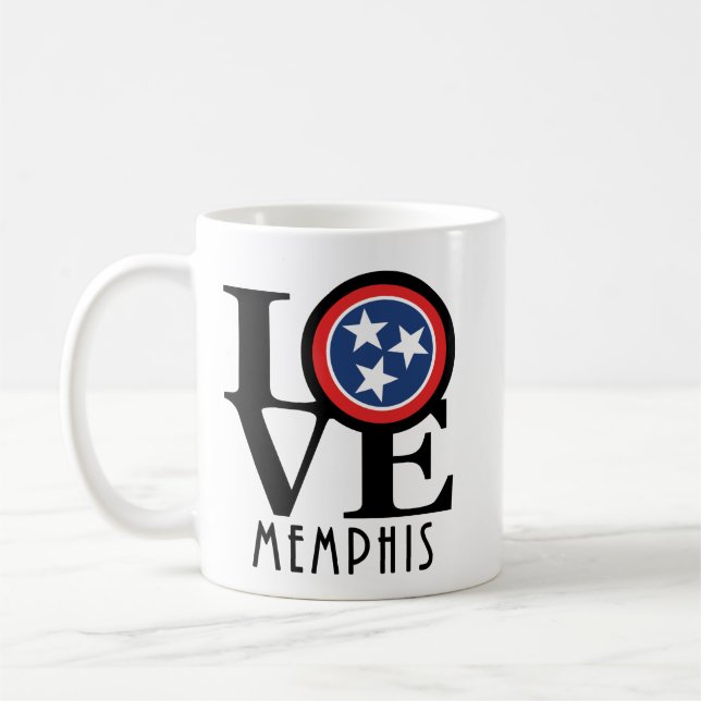 KÄRLEK Memphis Kaffemugg (Vänster)