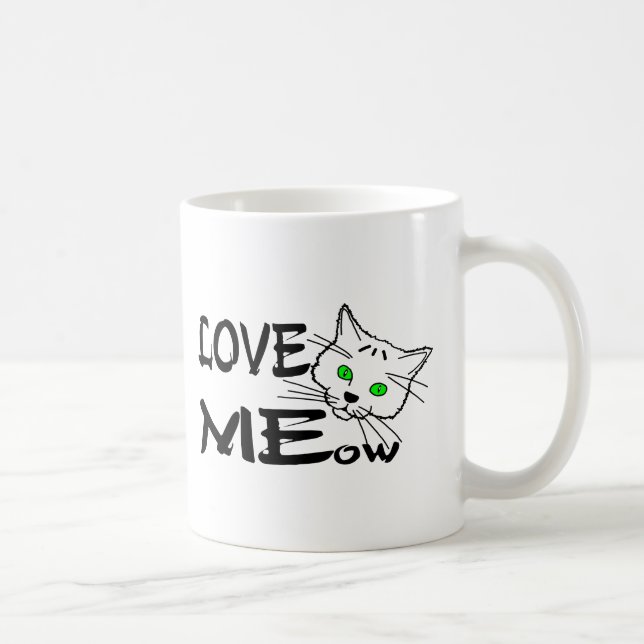 Kärlek MEow Kaffemugg (Höger)