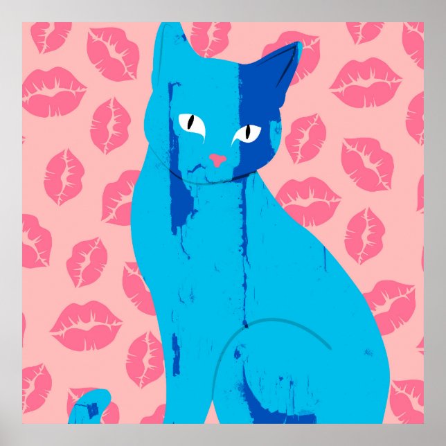 Kärlek Meow-ment Poster (Framsidan)