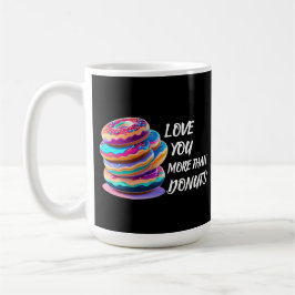 Kärlek mer än Donuts Kaffemugg